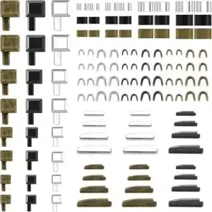Reißverschluss-Reparaturset Kulannder Reparatur Set 60Pcs