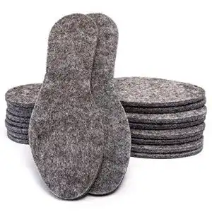Filzsohlen SULPO 5 Paare Filz Einlegesohlen extra dicke 6 mm