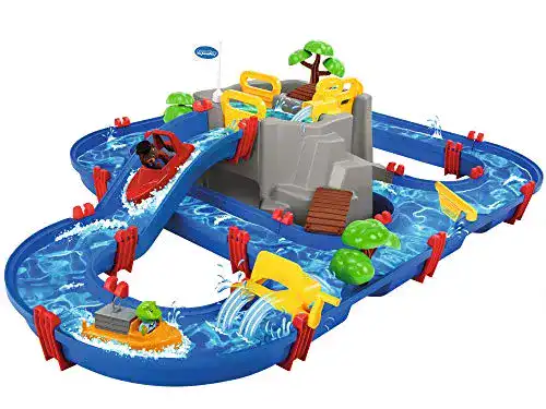 Wasserbahn BIG Spielwarenfabrik AquaPlay – Set Bergsee 42-teilig