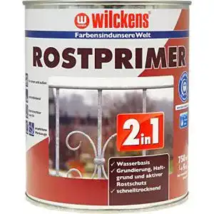 Rostschutzfarbe Wilckens 2-in-1 Rostprimer, 750 ml, rot / braun