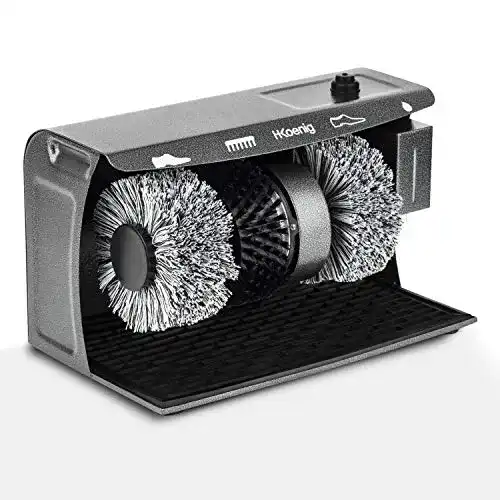 Schuhputzmaschine H.Koenig U600, 3 rotierende Bürsten, 120 W
