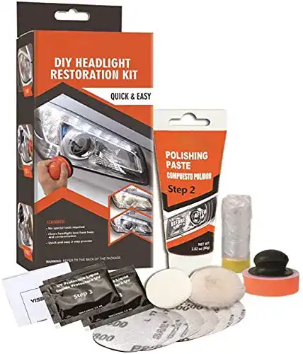Scheinwerfer-Aufbereitungs-Set Visbella Restoration Kit Politur