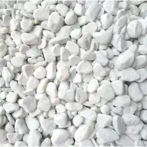 Weiße Kieselsteine Doubleyou Geovlies & Baustoffe 2 kg Carrara