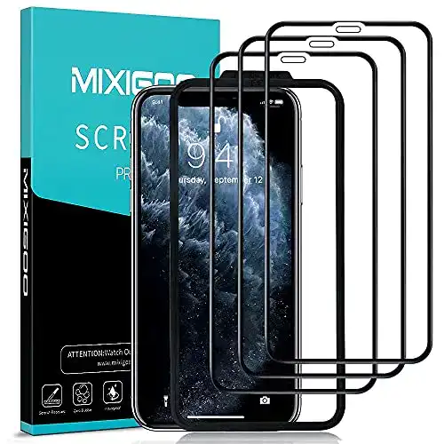 iPhone-11-Pro-Panzerglas mixigoo 3 Stück Full Screen Schutzfolie