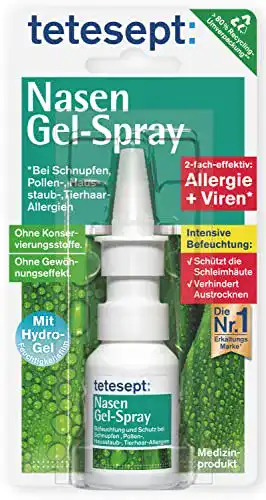 Allergie-Nasenspray tetesept Nasen Gel-Spray – Nasenspray 20 ml