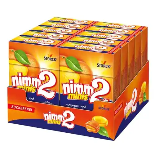 Zuckerfreie Süßigkeiten nimm2 zuckerfrei, Minis, 10 x 40 g