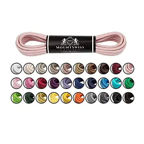 Die beste Pinke Schnürsenkel Mount Swiss Luxury Schuhbänder 2026 Test Bestseller Pinke Schnürsenkel Mount Swiss Luxury Schuhbänder
