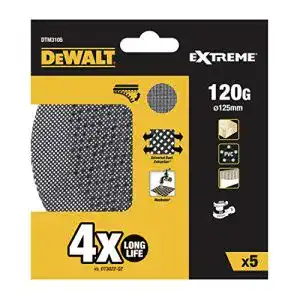 Schleifgitter DEWALT Extreme, 120er Körnung, 125 mm Ø