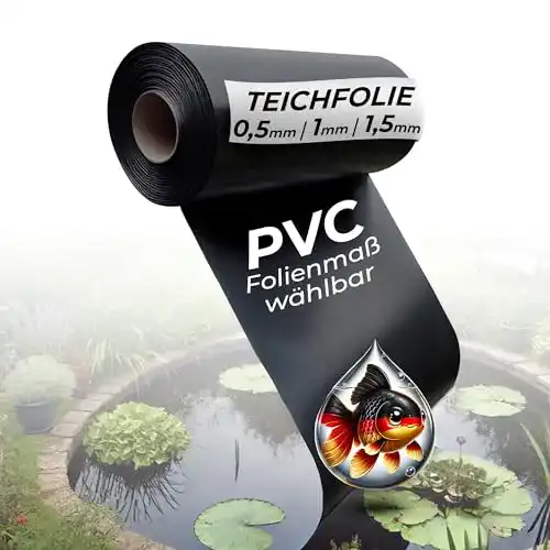 Teichfolie 1 mm Black Forest Pond Shop PVC Teichfolie schwarz