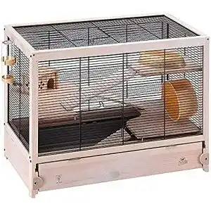 Hamsterkäfig Ferplast FSC Holzkäfig für Hamster HAMSTERVILLE