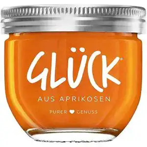 Aprikosenmarmelade Glück, aus Aprikosen Fruchtaufstrich 6x230g