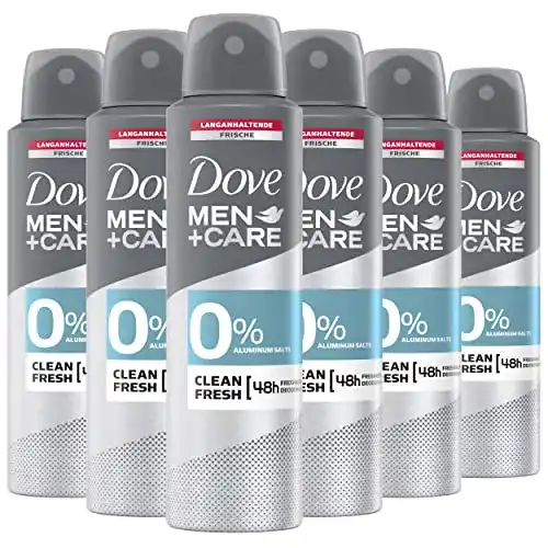 Dove-Deo Dove Men+Care Deospray 6er Pack 24 Stunden Schutz