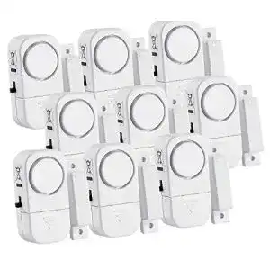 Fensteralarm VisorTech Fenstersicherung: 9er-Set 95 db