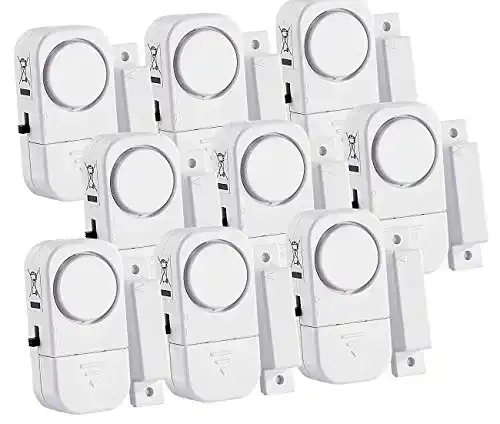 Fensteralarm VisorTech Fenstersicherung: 9er-Set 95 db