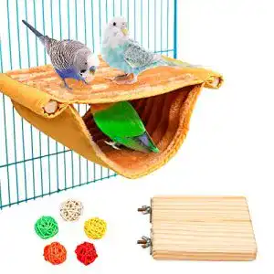 Wellensittich-Spielzeug suruikei Vogel Hängematte Etagenbett