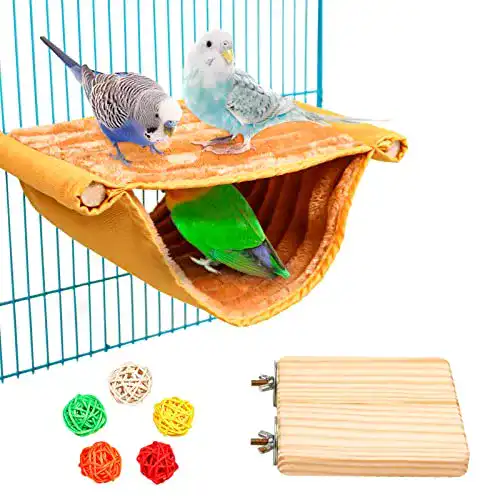 Wellensittich-Spielzeug suruikei Vogel Hängematte Etagenbett
