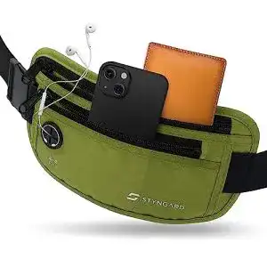 Bauchtasche diebstahlsicher STYNGARD Flache RFID Schutz