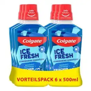 Colgate-Mundspülung Colgate Fresh Breath 6 x 500ml