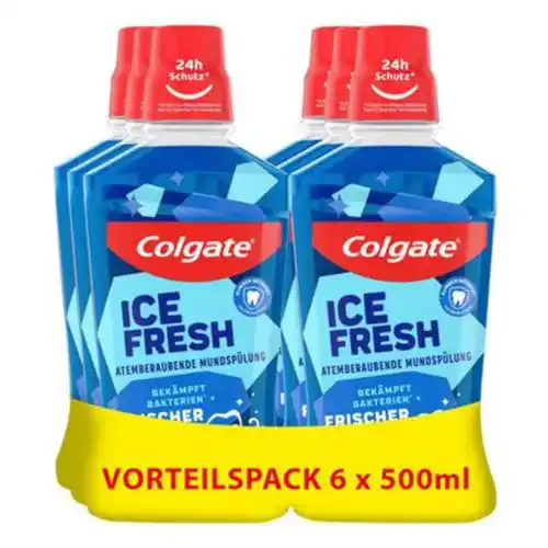 Colgate-Mundspülung Colgate Fresh Breath 6 x 500ml