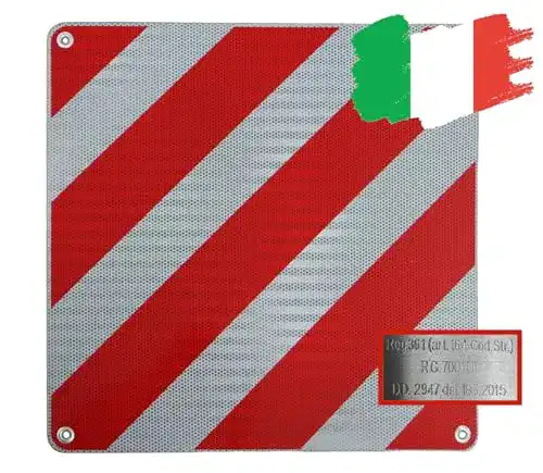 Warntafel Italien IWH Warntafel Alu 50×50 cm