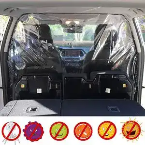 Spuckschutz Auto Funmo Taxi transparent Isolationsfolie