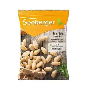 Mandeln Seeberger blanchiert, 12 x 200 g Beutel