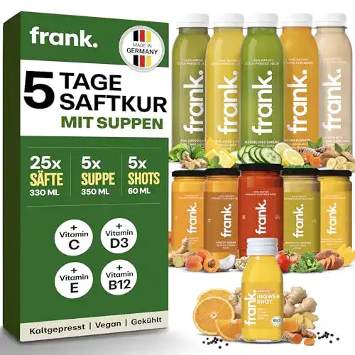 Saftkur 5 Tage Frank Juice FRANK. 5 Tages Suppenkur Starter, 25