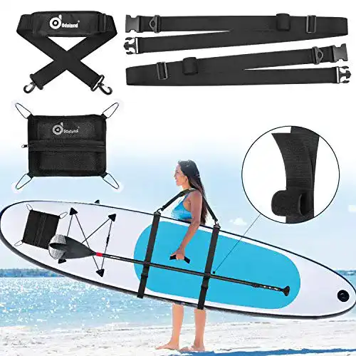 Die beste SUP-Tragegurt Odoland Tragegurt mit Decktasche von SUP 2026 Test Bestseller SUP-Tragegurt Odoland Tragegurt mit Decktasche von SUP