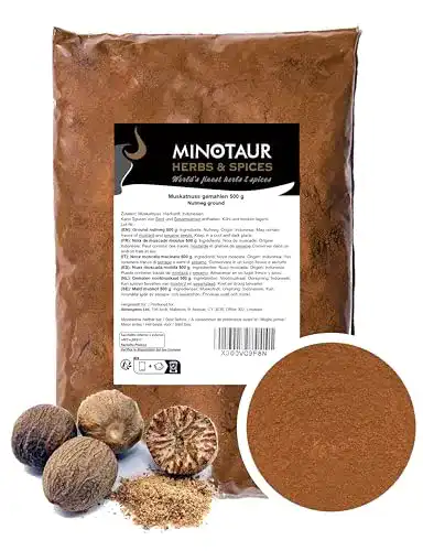 Muskatnuss gemahlen MINOTAUR Spices, 2 x 500g, Pulver