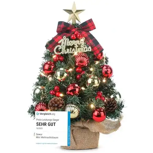Mini-Weihnachtsbaum DEWUR Mini Weihnachtsbaum Kleiner