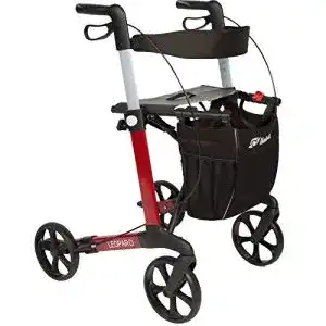 Rollator MobileX Leopard rot