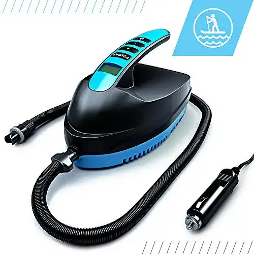 SUP-Pumpe Bluefin SUP Unisex-Adult, Schwarz/Blau, Elektrisch