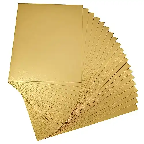 Goldpapier Creleo Tonpapier 130 g A4 20 Blatt Gold matt