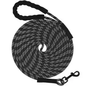 Schleppleine 10 m Taglory mit gepolstertem Griff, Trainingsleine