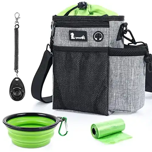 Futterbeutel Hund pecute mit 4 in 1, wasserdicht, verstellbar