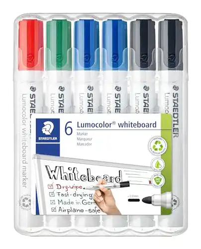 Whiteboard Marker Staedtler Lumocolor 351 WP6 X