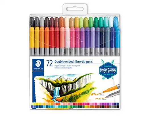 Filzstifte Staedtler 3200 TB72 Doppelfasermaler (zwei Spitzen