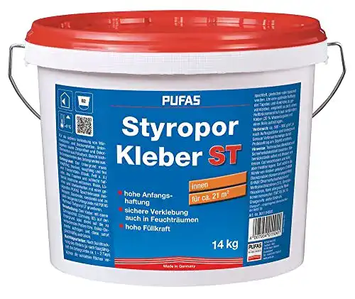 Styroporkleber Pufas Werk KG Pufas und Renoviervlies Kleber 14kg