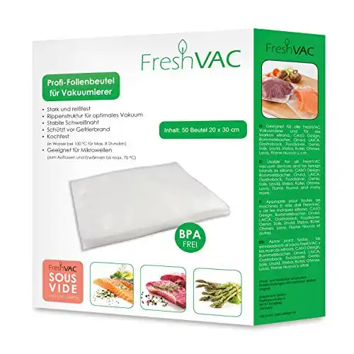 Die beste Vakuumierbeutel Caso FreshVac Folienbeutel 20x30 cm, 50 Stück 2026 Test Bestseller Vakuumierbeutel Caso FreshVac Folienbeutel 20×30 cm, 50 Stück