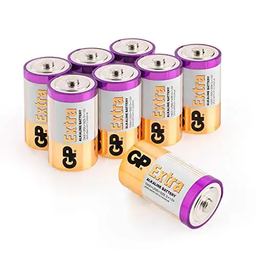 D-Batterien GP TONER GP Extra Alkaline Batterien D, 8 Stück