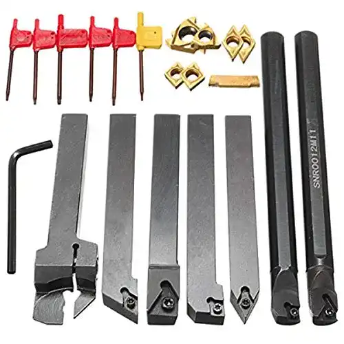 Drehmeißel EsportsMJJ 7St 12Mm Schaft Drehbank Set Bohrstange