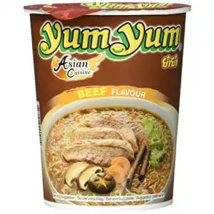 Yum-Yum-Nudeln Yum Yum Instant Nudeln Rind Cup, 12 x 70 g