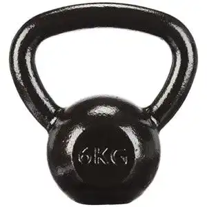 Kettlebell Amazon Basics – Kugelhantel aus Gusseisen, 06 kg
