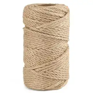 Juteschnur KINGLAKE 6mm ,50m Hanfseil Jutegarn Naturkordel Jute Seil