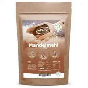 Mandelmehl entölt Wehle Sports Mandelmehl 1kg teil-entölt