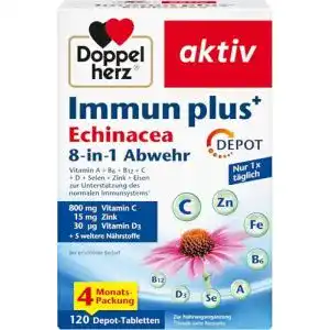 Immunsystem stärken Tabletten Doppelherz Immun plus Echinacea