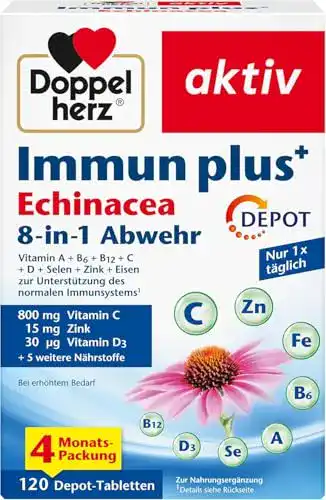 Immunsystem stärken Tabletten Doppelherz Immun plus Echinacea