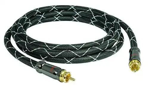 Subwoofer-Kabel SunshineTronic Blackline, 4-Fach, 7,5m