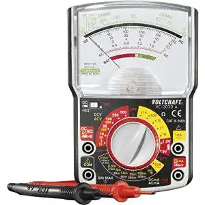 Analog-Multimeter Voltcraft VC-2030A, CAT III 500 V