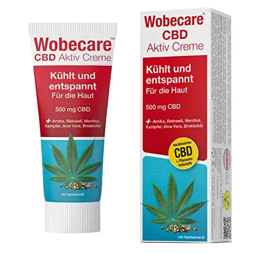 CBD-Gel Wobecare ® CBD Aktiv Creme Kühlend und lindernd
